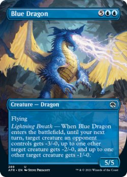 画像1: ブルー・ドラゴン/Blue Dragon (全面アート版) 【英語版】 [AFR-青U]