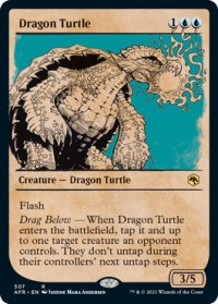 竜亀/Dragon Turtle (ショーケース版) 【英語版】 [AFR-青R]