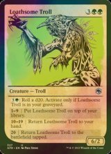 [FOIL] 毒々しいトロール/Loathsome Troll (ショーケース版) 【英語版】 [AFR-緑U]