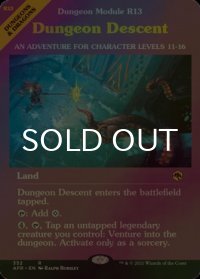 [FOIL] ダンジョンの入口/Dungeon Descent (ショーケース・海外産ブースター版) 【英語版】 [AFR-土地R]