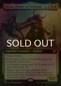 [FOIL] 不死のプリンス、オルクス/Orcus, Prince of Undeath (拡張アート版) 【英語版】 [AFR-金R]
