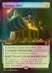 [FOIL] 宝箱/Treasure Chest (拡張アート版) 【英語版】 [AFR-灰R]