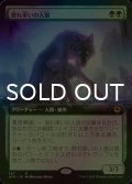 [FOIL] 群れ率いの人狼/Werewolf Pack Leader (拡張アート版) 【日本語版】 [AFR-緑R]