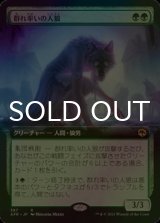 [FOIL] 群れ率いの人狼/Werewolf Pack Leader (拡張アート版) 【日本語版】 [AFR-緑R]