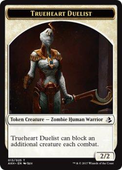 画像1: 信念の決闘者/TRUEHEART DUELIST 【英語版】 [AKH-トークン]