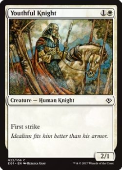 画像1: 若年の騎士/Youthful Knight 【英語版】 [ANN-白C]