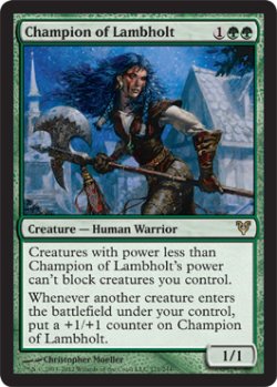 画像1: ラムホルトの勇者/Champion of Lambholt 【英語版】 [AVR-緑R]