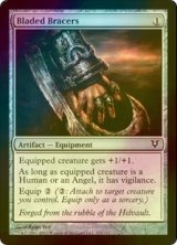[FOIL] 刃の篭手/Bladed Bracers 【英語版】 [AVR-灰C]