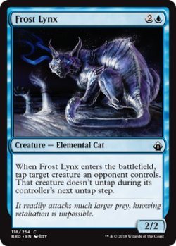 画像1: 霜のオオヤマネコ/Frost Lynx 【英語版】 [BBD-青C]