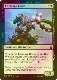 [FOIL] 打破する粗暴者/Thrasher Brute 【英語版】 [BBD-黒U]