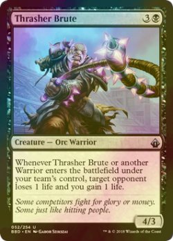 画像1: [FOIL] 打破する粗暴者/Thrasher Brute 【英語版】 [BBD-黒U]