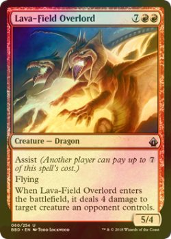 画像1: [FOIL] 溶岩原の首領/Lava-Field Overlord 【英語版】 [BBD-赤U]