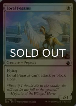 画像1: [FOIL] 忠実なペガサス/Loyal Pegasus 【英語版】 [BBD-白U]
