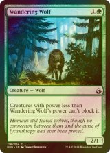 [FOIL] さまよう狼/Wandering Wolf 【英語版】 [BBD-緑C]