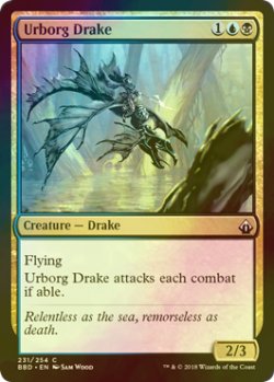 画像1: [FOIL] アーボーグのドレイク/Urborg Drake 【英語版】 [BBD-金C]