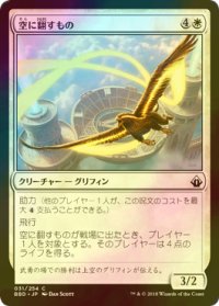 [FOIL] 空に翻すもの/Skystreamer 【日本語版】 [BBD-白C]