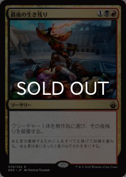 画像1: 最後の生き残り/Last One Standing 【日本語版】 [BBD-金R]
