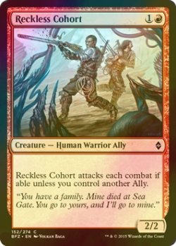 画像1: [FOIL] 命知らずの群勢/Reckless Cohort 【英語版】 [BFZ-赤C]