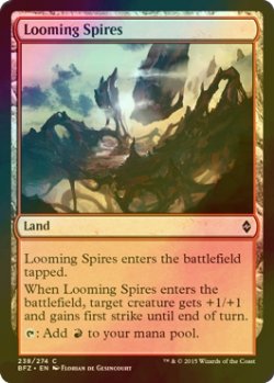 画像1: [FOIL] そびえる尖頂/Looming Spires 【英語版】 [BFZ-土地C]