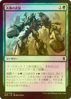 画像1: [FOIL] 大地の武装/Earthen Arms 【日本語版】 [BFZ-緑C]