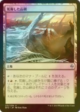 [FOIL] 荒廃した山峡/Blighted Gorge 【日本語版】 [BFZ-土地U]