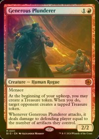 気前のいい略取者/Generous Plunderer (BIG/赤MR/英/foil/NM) ※詳細要確認