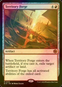 画像1: [FOIL] 領土の溶鉱炉/Territory Forge 【英語版】 [BIG-赤MR]