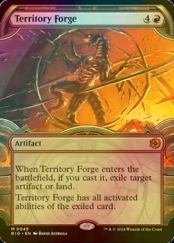 画像1: [FOIL] 領土の溶鉱炉/Territory Forge (ショーケース版) 【英語版】 [BIG-赤MR]