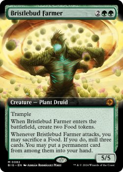 画像1: 逆棘芽の農家/Bristlebud Farmer (拡張アート版) 【英語版】 [BIG-緑MR]