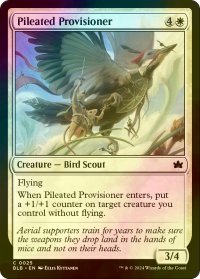 [FOIL] 鶏冠の供給者/Pileated Provisioner 【英語版】 [BLB-白C]