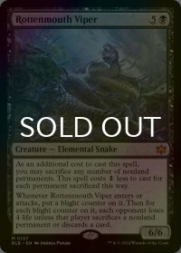 [FOIL] 腐敗口のバイパー/Rottenmouth Viper 【英語版】 [BLB-黒MR]