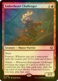 [FOIL] 熾火心の挑戦者/Emberheart Challenger 【英語版】 [BLB-赤R]