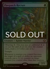 [FOIL] 脚当ての補充兵/Pawpatch Recruit 【英語版】 [BLB-緑R]