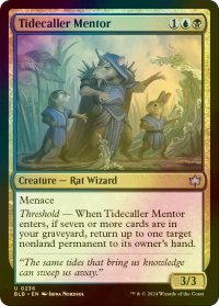 [FOIL] 潮呼びの導師/Tidecaller Mentor 【英語版】 [BLB-金U]
