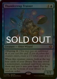 [FOIL] 稲妻罠の教練者/Thundertrap Trainer (プロモ) 【英語版】 [BLB-青R]