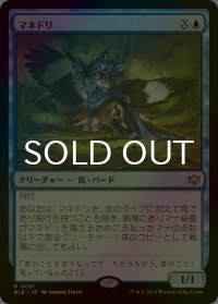 [FOIL] マネドリ/Mockingbird 【日本語版】 [BLB-青R]
