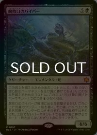 [FOIL] 腐敗口のバイパー/Rottenmouth Viper 【日本語版】 [BLB-黒MR]