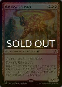 [FOIL] 陽背骨のオオヤマネコ/Sunspine Lynx 【日本語版】 [BLB-赤R]