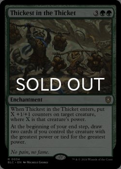 画像1: 茂みの最奥/Thickest in the Thicket 【英語版】 [BLC-緑R]