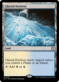 氷河の城砦/Glacial Fortress 【英語版】 [BLC-土地R]