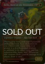 [FOIL] 茨の吟遊詩人、べロ/Bello, Bard of the Brambles (全面アート版) 【英語版】 [BLC-金MR]