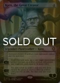 [FOIL] 大いなる創造者、カーン/Karn, the Great Creator (全面アート版) 【英語版】 [BLC-無MR]