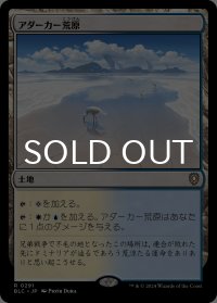 アダーカー荒原/Adarkar Wastes 【日本語版】 [BLC-土地R]
