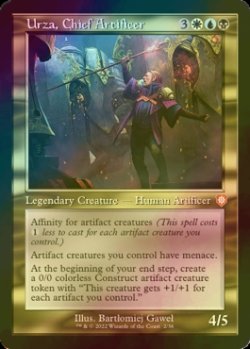 画像1: [FOIL] 工匠の主任、ウルザ/Urza, Chief Artificer (旧枠・統率者デッキ版) 【英語版】 [BRC-金MR]