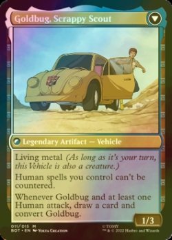 画像2: [FOIL] 人類の友、ゴールドバッグ/Goldbug, Humanity's Ally (海外産ブースター版) 【英語版】 [BOT-金MR]