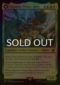 [FOIL] 英雄、オプティマスプライム/Optimus Prime, Hero (海外産ブースター版) 【英語版】 [BOT-金MR]