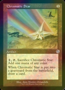 画像1: [FOIL] 彩色の星/Chromatic Star (旧枠・海外産ブースター版) 【英語版】 [BRR-灰U]