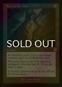 [FOIL] 街の鍵/Key to the City (旧枠・海外産ブースター版) 【英語版】 [BRR-灰R]