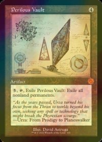 [FOIL] 危険な櫃/Perilous Vault (設計図仕様・海外産ブースター版) 【英語版】 [BRR-灰MR]