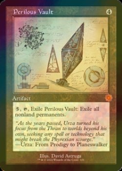 画像1: [FOIL] 危険な櫃/Perilous Vault (設計図仕様・海外産ブースター版) 【英語版】 [BRR-灰MR]